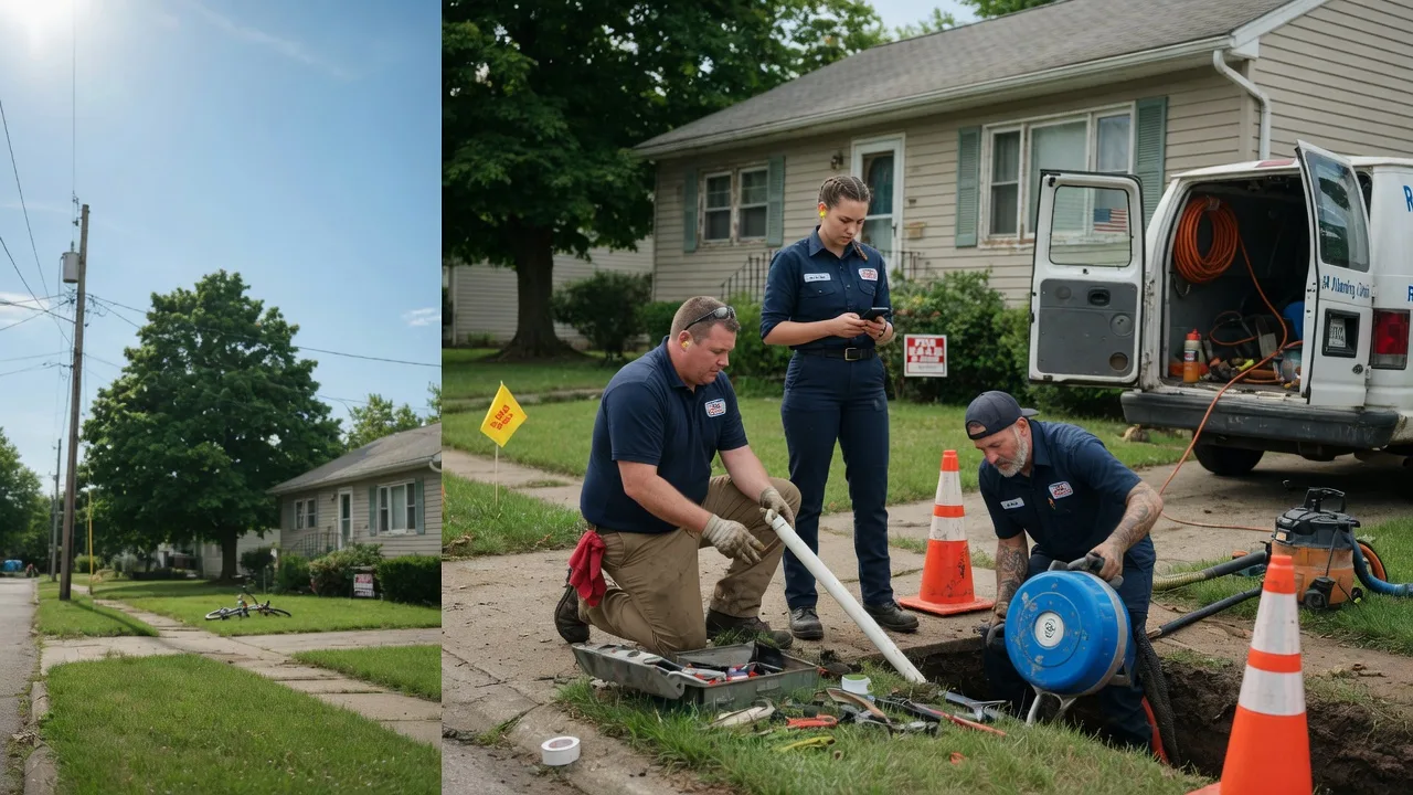 Sewer Line Repair in Quinton, OK near me